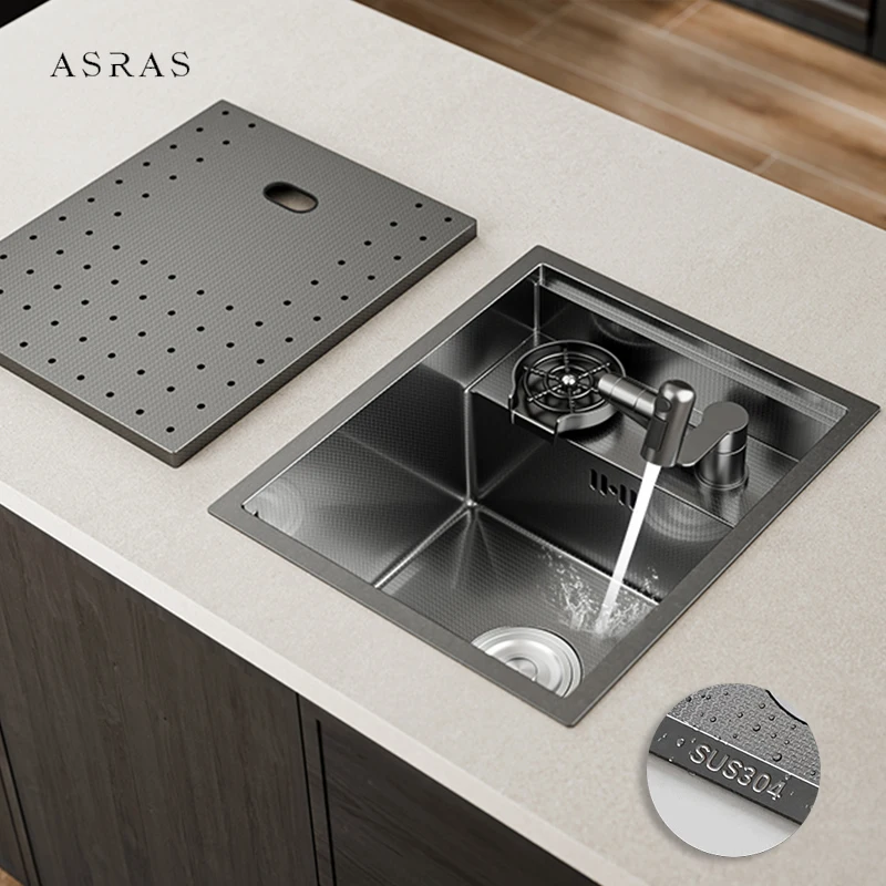 ASRAS Rice Grain Embossing Hidden Bar Counter Island Kitchen Sink SUS 304 Nanometer Mini Handmade Cup Rinser Kitchen Sinks
ASRAS Rice Grain Embossing Hidden Bar Counter Island Kitchen Sink SUS 304 Nanometer Mini Handmade Cup Rinser Kitchen Sinks