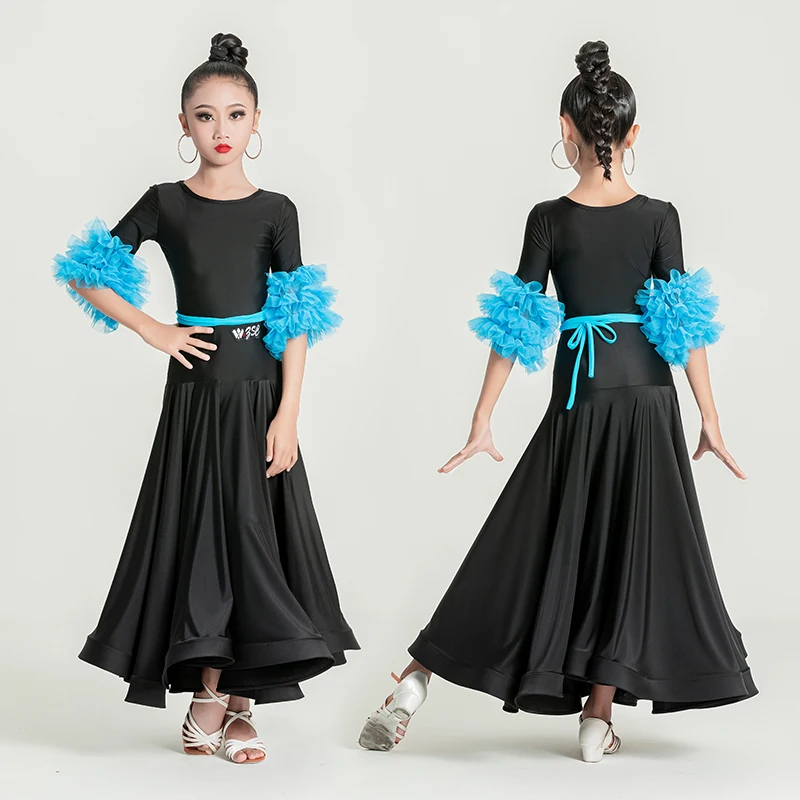 Children'S Modern Dance Clothing Large Swing Skirt Training Suit Social Dance Waltz Ballroom Dance Dresses For Girls DN16683
Children'S Modern Dance Clothing Large Swing Skirt Training Suit Social Dance Waltz Ballroom Dance Dresses For Girls DN16683
