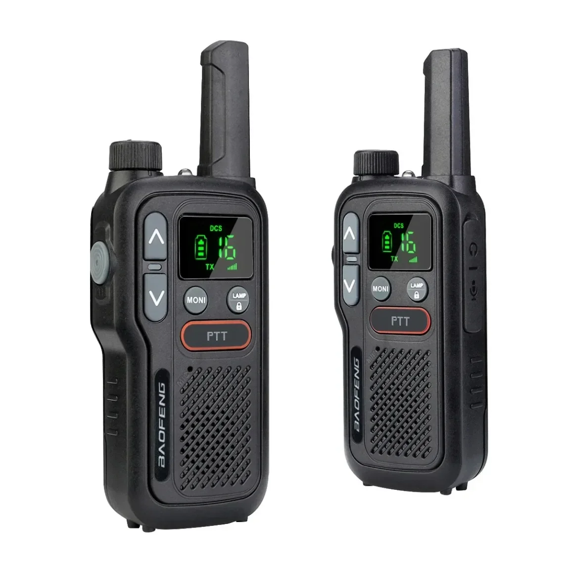 Baofeng 2 pcs Mini Walkie Talkie PMR 446 USB Portable Two-way Radio dual PTT Walkie-talkies T18 Portable Radio for Hunting Cafe
Baofeng 2 pcs Mini Walkie Talkie PMR 446 USB Portable Two-way Radio dual PTT Walkie-talkies T18 Portable Radio for Hunting Cafe