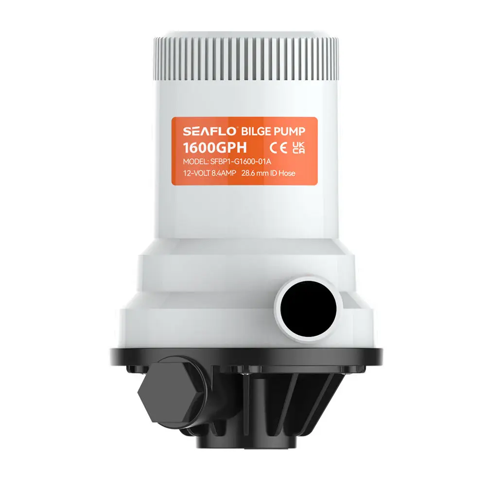 1600GPH Water Pump 12/24V Submarine Water Pump for Boat and Marine
1600GPH Water Pump 12/24V Submarine Water Pump for Boat and Marine