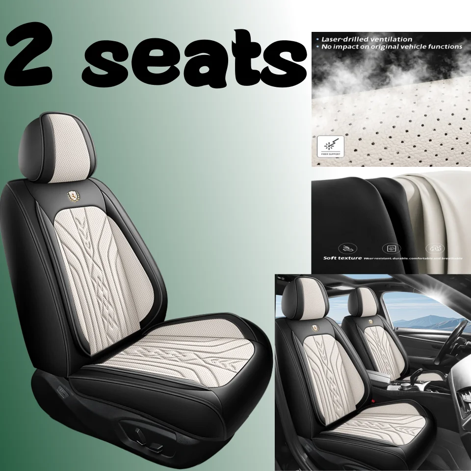 Front two-seat PU leather car seat covers, breathable, suitable for all seasons, and applicable to most car models
Front two-seat PU leather car seat covers, breathable, suitable for all seasons, and applicable to most car models