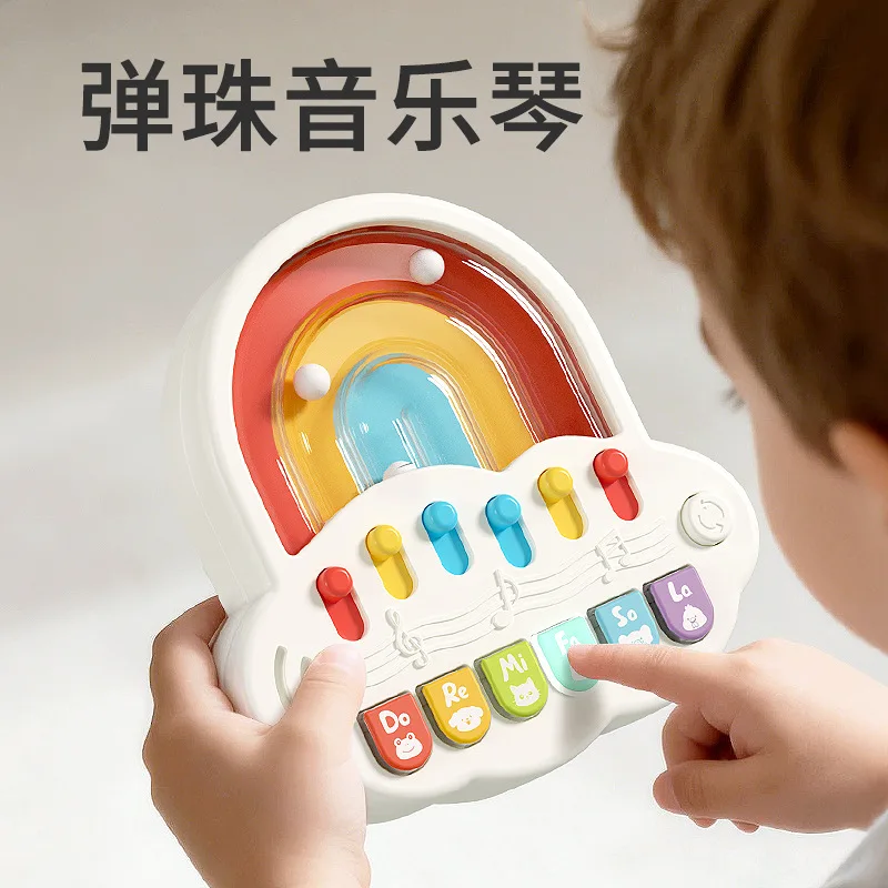 Pachinko puzzle music piano toy electronic organ press sliding sleep rainbow multi-function
Pachinko puzzle music piano toy electronic organ press sliding sleep rainbow multi-function
