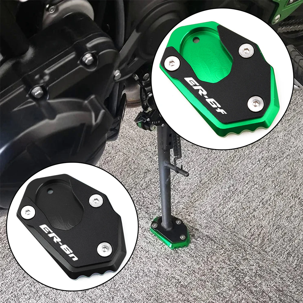 For Kawasaki ZX6R ZX10R ER-6N ER-6F ER6N ER6F ER 6F/6N NINJA Z900 Z650 Kickstand Extension Pad Foot Side Enlarge Stand Plate
For Kawasaki ZX6R ZX10R ER-6N ER-6F ER6N ER6F ER 6F/6N NINJA Z900 Z650 Kickstand Extension Pad Foot Side Enlarge Stand Plate