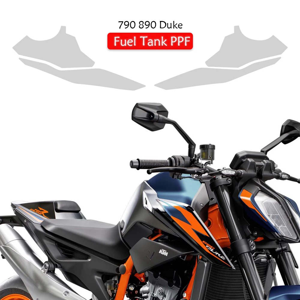 2018-2024 For 790 Duke PPF 890 Duke TPU Fuel Tank Protection Paint Protective Film Fairing Paint Protection TPU Anti-scratch Kit
2018-2024 For 790 Duke PPF 890 Duke TPU Fuel Tank Protection Paint Protective Film Fairing Paint Protection TPU Anti-scratch Kit