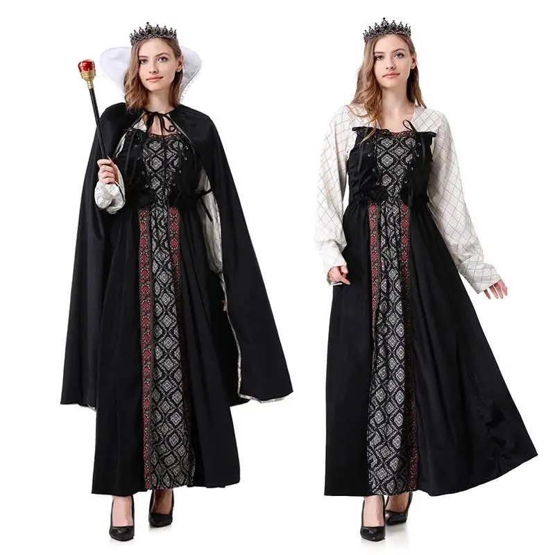 Halloween Medieval Queen Vintage Court Princess Skirt Costume Witch Party Performance Women's Traditional Ethnic Stag...
Halloween Medieval Queen Vintage Court Princess Skirt Costume Witch Party Performance Women's Traditional Ethnic Stag...