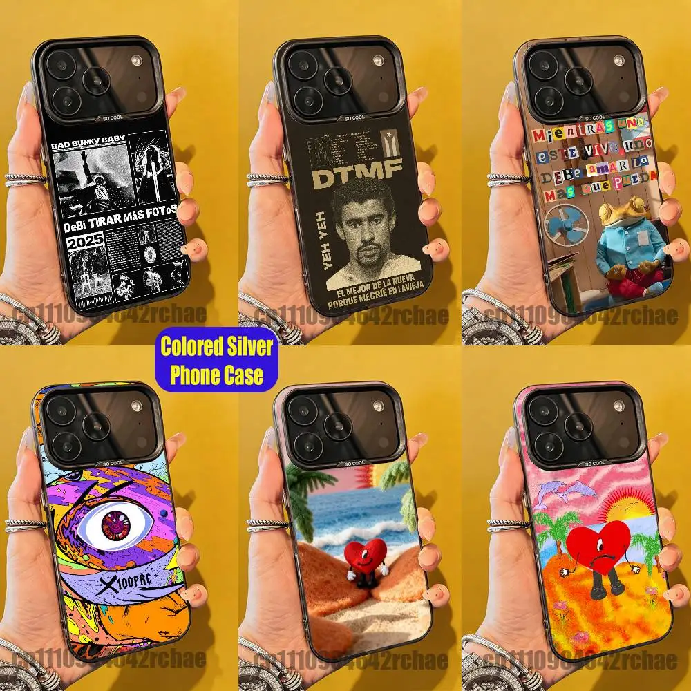 For Singer B-Bad B-Bunny DtMF X 100pre Phone Case iPhone 15,17,11,14,13,16,12,E,Max,Plus,Air,Pro,Mini Colored Silver Cover
For Singer B-Bad B-Bunny DtMF X 100pre Phone Case iPhone 15,17,11,14,13,16,12,E,Max,Plus,Air,Pro,Mini Colored Silver Cover
