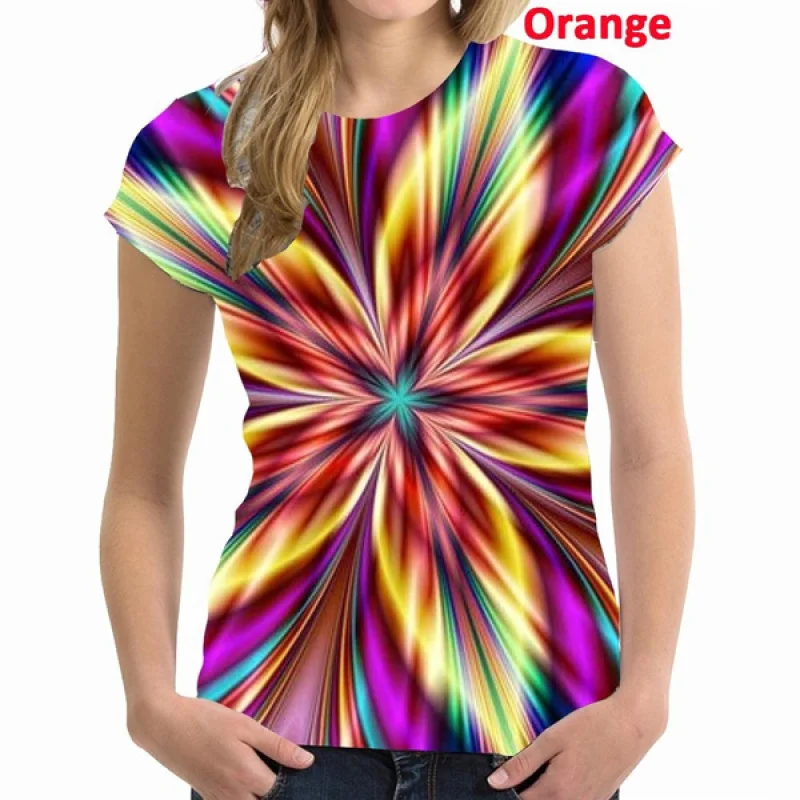 Women's Fashion Casual Vertigo Hypnotic T-shirt Short Sleeve Shirt Women Round Neck T-shirt Tops
Women's Fashion Casual Vertigo Hypnotic T-shirt Short Sleeve Shirt Women Round Neck T-shirt Tops
