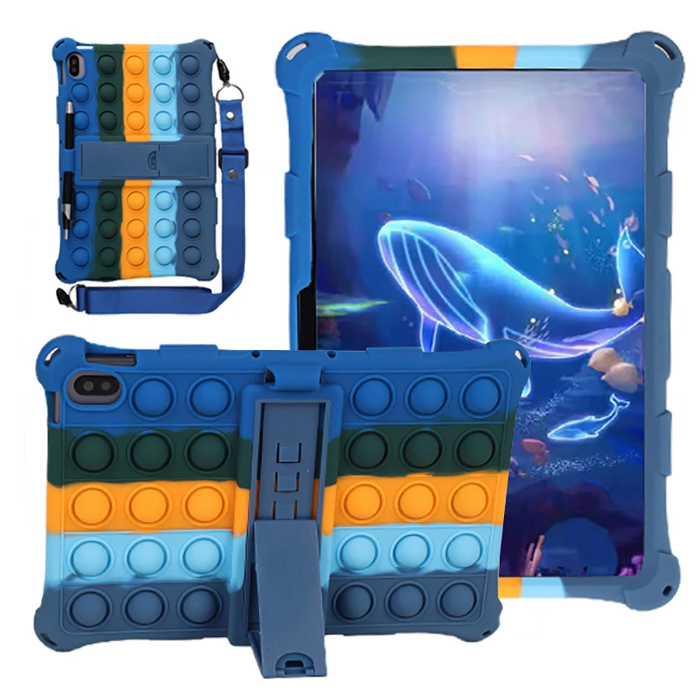 For Realme Pad 10.4inch Case Kids Soft Silicone Bubble Tablet Stand Cover for RealmePad Mini 8.7inch 2022 Pop Push It Case Funda
For Realme Pad 10.4inch Case Kids Soft Silicone Bubble Tablet Stand Cover for RealmePad Mini 8.7inch 2022 Pop Push It Case Funda