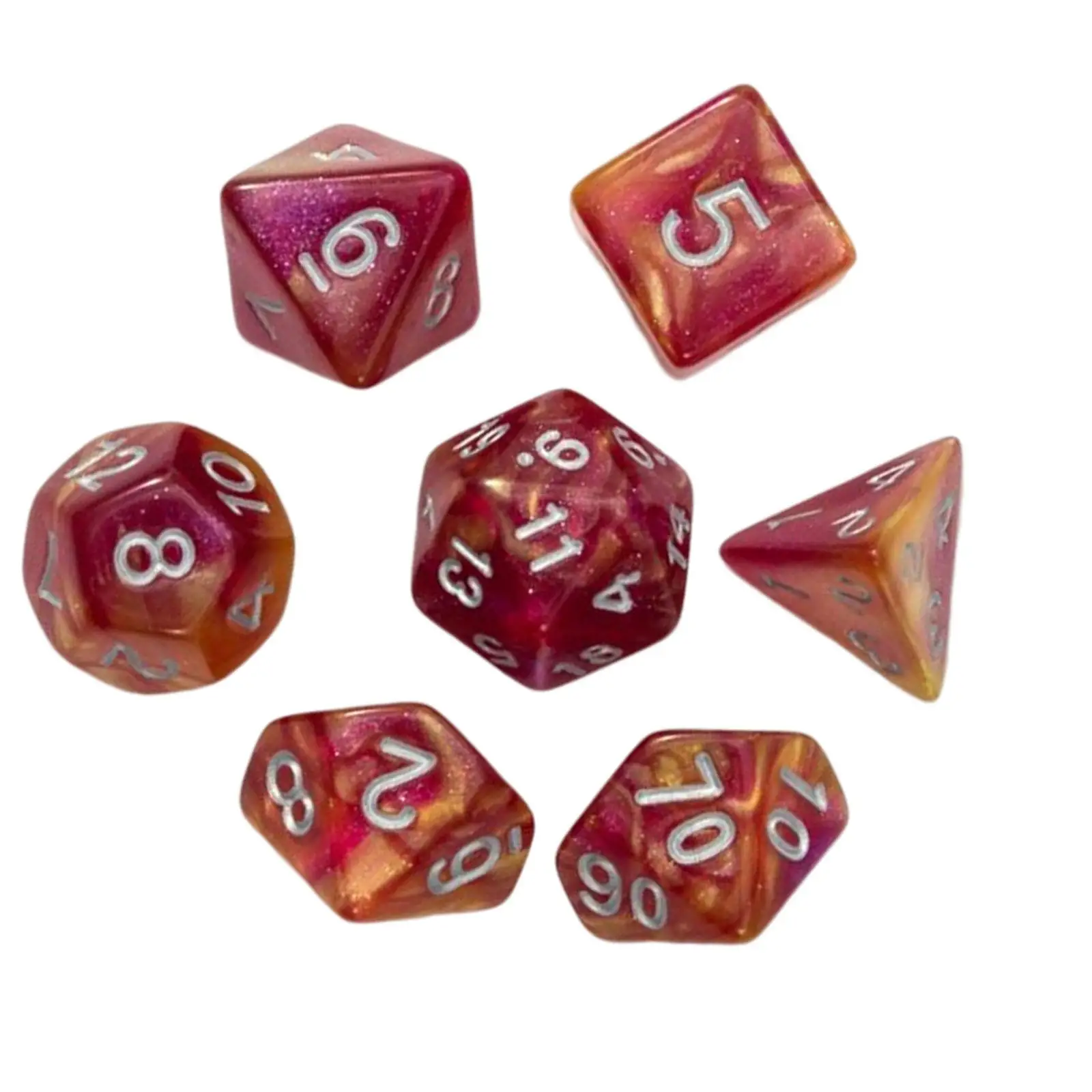 Multi Sided Polyhedral Dices Set Acrylic Bulk Dice Assortment for Board Game Role Playing and Math Education
Multi Sided Polyhedral Dices Set Acrylic Bulk Dice Assortment for Board Game Role Playing and Math Education