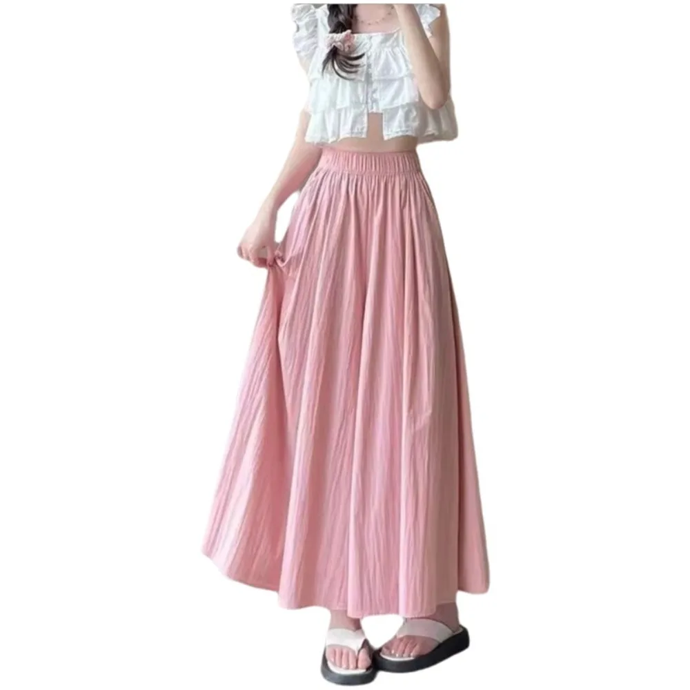 Y2K High Waist Palazzo Pants Breathable Lightweight Wide Leg Pants Elastic Waisted Stretchy Skirt Pants Beach Wear
Y2K High Waist Palazzo Pants Breathable Lightweight Wide Leg Pants Elastic Waisted Stretchy Skirt Pants Beach Wear