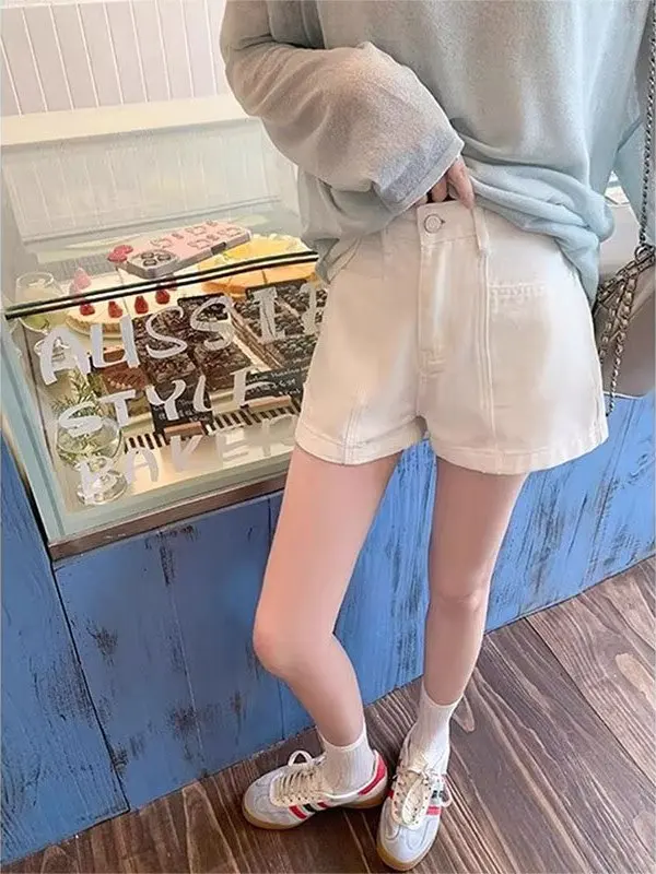 plus Size Women's White Denim Shorts Summer Thin High Waist Small Size Loose Slim A-Line Wide Leg Hot Pants High Waist
plus Size Women's White Denim Shorts Summer Thin High Waist Small Size Loose Slim A-Line Wide Leg Hot Pants High Waist