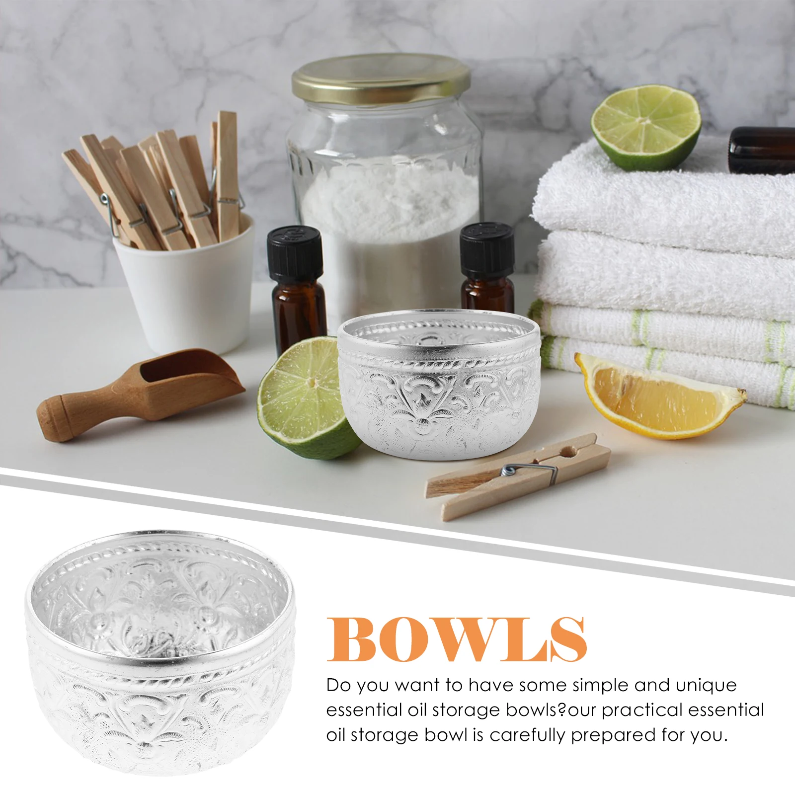 Essential Oil Tin Bowl Thai Style Carved Spa Water Bowl for Beauty Salon Home Massage Smooth Premium Material Cultural Design
Essential Oil Tin Bowl Thai Style Carved Spa Water Bowl for Beauty Salon Home Massage Smooth Premium Material Cultural Design