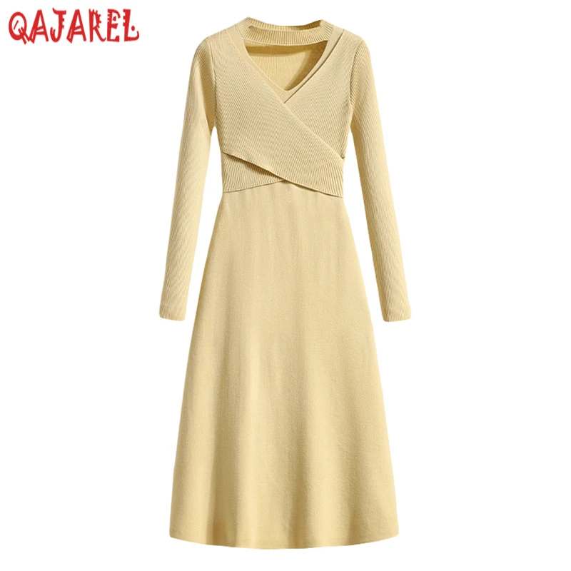 2024 New White Knitted Woolen Thick Warm Pullovers Autumn Winter Chic Hollow Out V-Neck Sweaters Women Korean Elegant Sweaters
2024 New White Knitted Woolen Thick Warm Pullovers Autumn Winter Chic Hollow Out V-Neck Sweaters Women Korean Elegant Sweaters