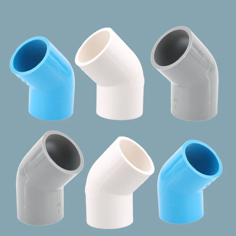 2Pcs PVC 20/25/32/40/50mm 45 Degree Elbow Connector Water Pipe Adapter Garden Irrigation Aquarium Fish Tank Joint
2Pcs PVC 20/25/32/40/50mm 45 Degree Elbow Connector Water Pipe Adapter Garden Irrigation Aquarium Fish Tank Joint