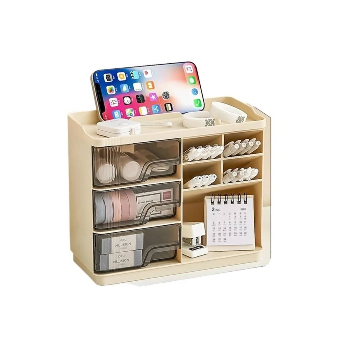 Desktop Drawer Organizer Large Capacity Storage Case Space Saving Pen Stand Office Shelf Stationery Container Workspace Study
Desktop Drawer Organizer Large Capacity Storage Case Space Saving Pen Stand Office Shelf Stationery Container Workspace Study