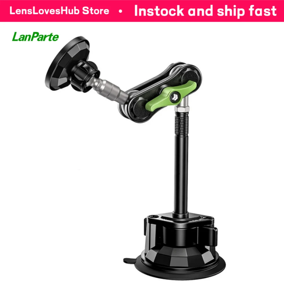 Lanparte Strong Magnetic Smartphone Holder Suction Cup Mount Car Dashboard Metal Mobile Phone Mount
Lanparte Strong Magnetic Smartphone Holder Suction Cup Mount Car Dashboard Metal Mobile Phone Mount