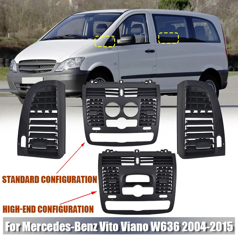 Car Center Dashboard Left Right Air Vent Outlet Cover For Mercedes-Benz Vito Viano W636 W639 2004 2005 2006 2007 2008 2009-2015
Car Center Dashboard Left Right Air Vent Outlet Cover For Mercedes-Benz Vito Viano W636 W639 2004 2005 2006 2007 2008 2009-2015