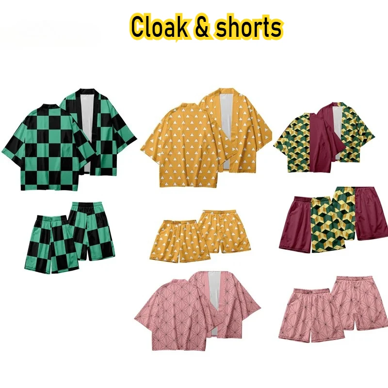 Demon killer Kimetsu Yaiba Kamado Tanjirou Cloak shorts suit 3D Print Costume Kochou Shinobu Tomioka Giyuu Agatsuma Zenitsu
Demon killer Kimetsu Yaiba Kamado Tanjirou Cloak shorts suit 3D Print Costume Kochou Shinobu Tomioka Giyuu Agatsuma Zenitsu
