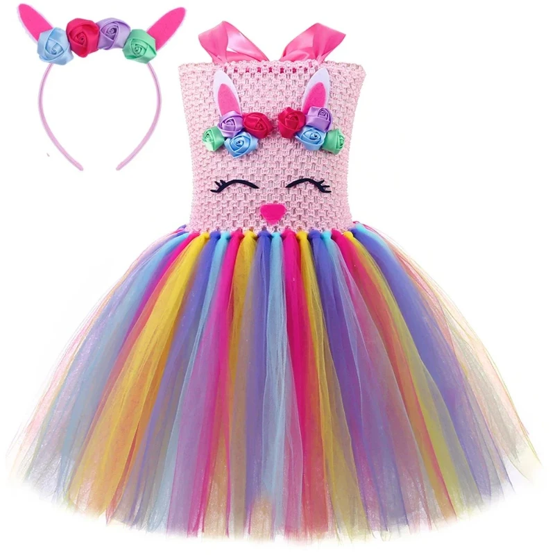 Pale Pink Bunny Rabbit Fluffy Tutu Dress with Ears Headband Girls Birthday Party Easter Holiday Costume Kids Halloween Outfit
Pale Pink Bunny Rabbit Fluffy Tutu Dress with Ears Headband Girls Birthday Party Easter Holiday Costume Kids Halloween Outfit