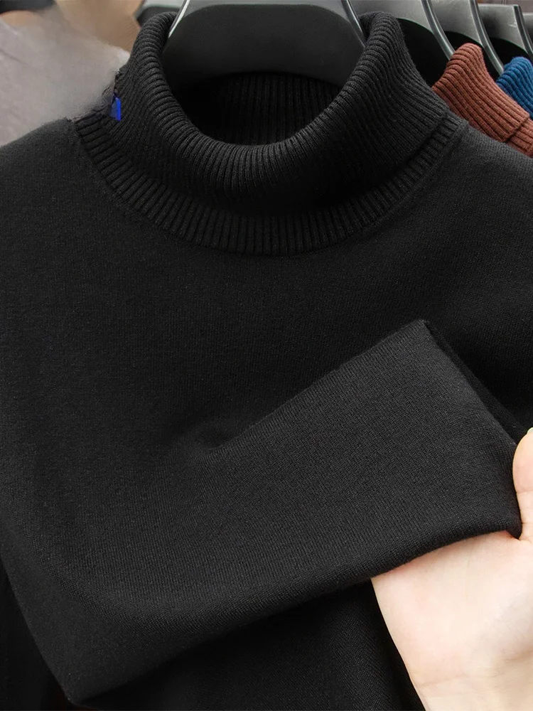 Мужской вязаный свитер с двойным воротником, повседневный, однотонный, зимний, теплый, мягкий, из смесового полиэстера и нейлона
Мужской вязаный свитер с двойным воротником, повседневный, однотонный, зимний, теплый, мягкий, из смесового полиэстера и нейлона