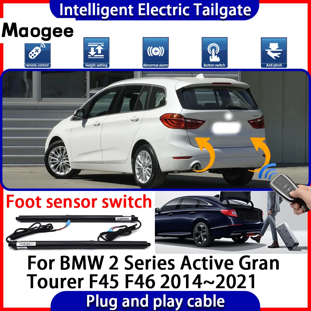 Автоматический электропривод багажника (комплект) для BMW 2 серии Active Gran Tourer F45 F46 2014~2021
Автоматический электропривод багажника (комплект) для BMW 2 серии Active Gran Tourer F45 F46 2014~2021