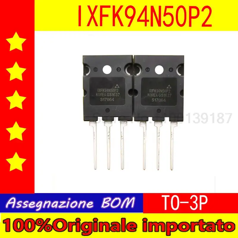 10pcs/lot IXFK94N50P2 IXFK98N50P3 IXFK102N30P IXFK140N30P TO-3P High Power MOSFET
10pcs/lot IXFK94N50P2 IXFK98N50P3 IXFK102N30P IXFK140N30P TO-3P High Power MOSFET