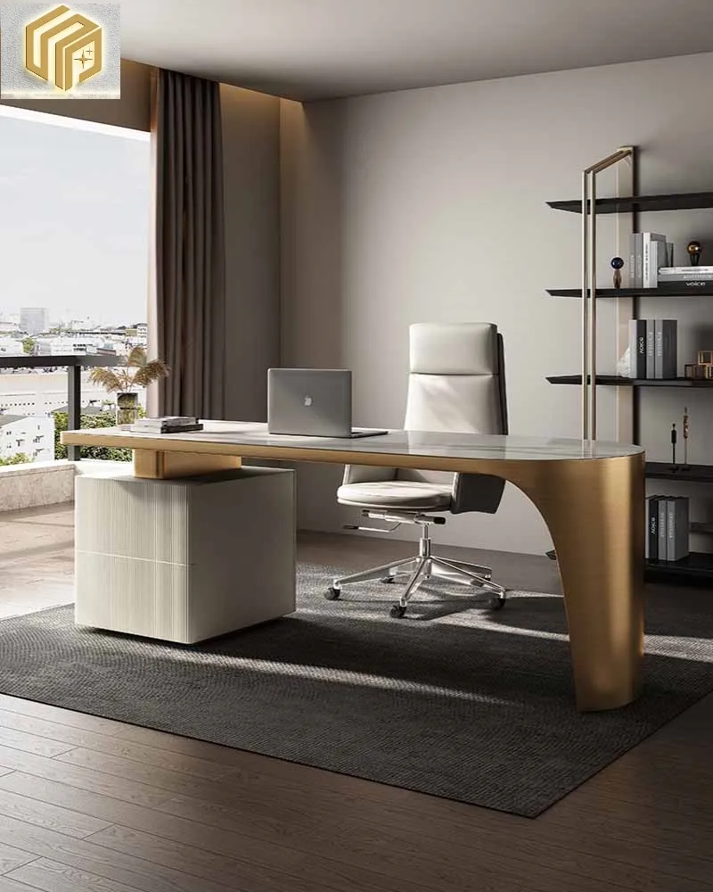 Luxury study desk, Italian minimalist rock board computer desk, modern minimalist office desk, high-end writing desk
Luxury study desk, Italian minimalist rock board computer desk, modern minimalist office desk, high-end writing desk