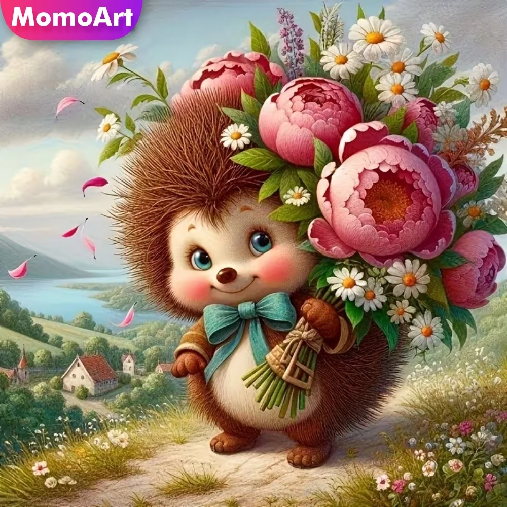 Momoart DIY Diamond Embroidery Hedgehog Animal Cross Stitch Set Painting Peony Flower Kits Diamond Mosaic Handmade Hobby
Momoart DIY Diamond Embroidery Hedgehog Animal Cross Stitch Set Painting Peony Flower Kits Diamond Mosaic Handmade Hobby