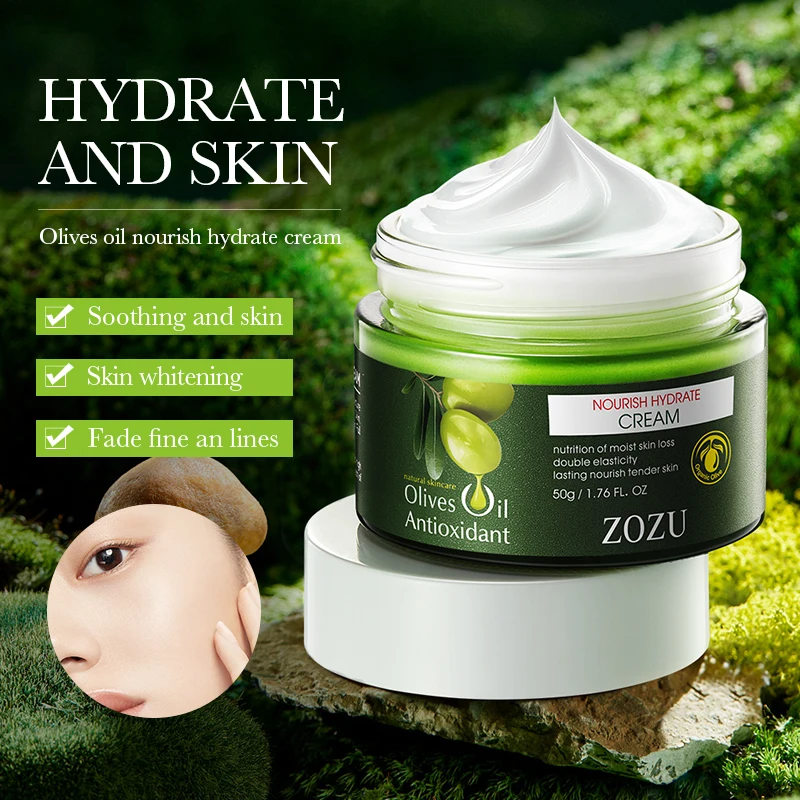 ZOZU Olive Oil Nourishing Moisturizing Cream Soothing Facial Essence Promotes Skin Elasticity Hydrating Skin Care Serum
ZOZU Olive Oil Nourishing Moisturizing Cream Soothing Facial Essence Promotes Skin Elasticity Hydrating Skin Care Serum