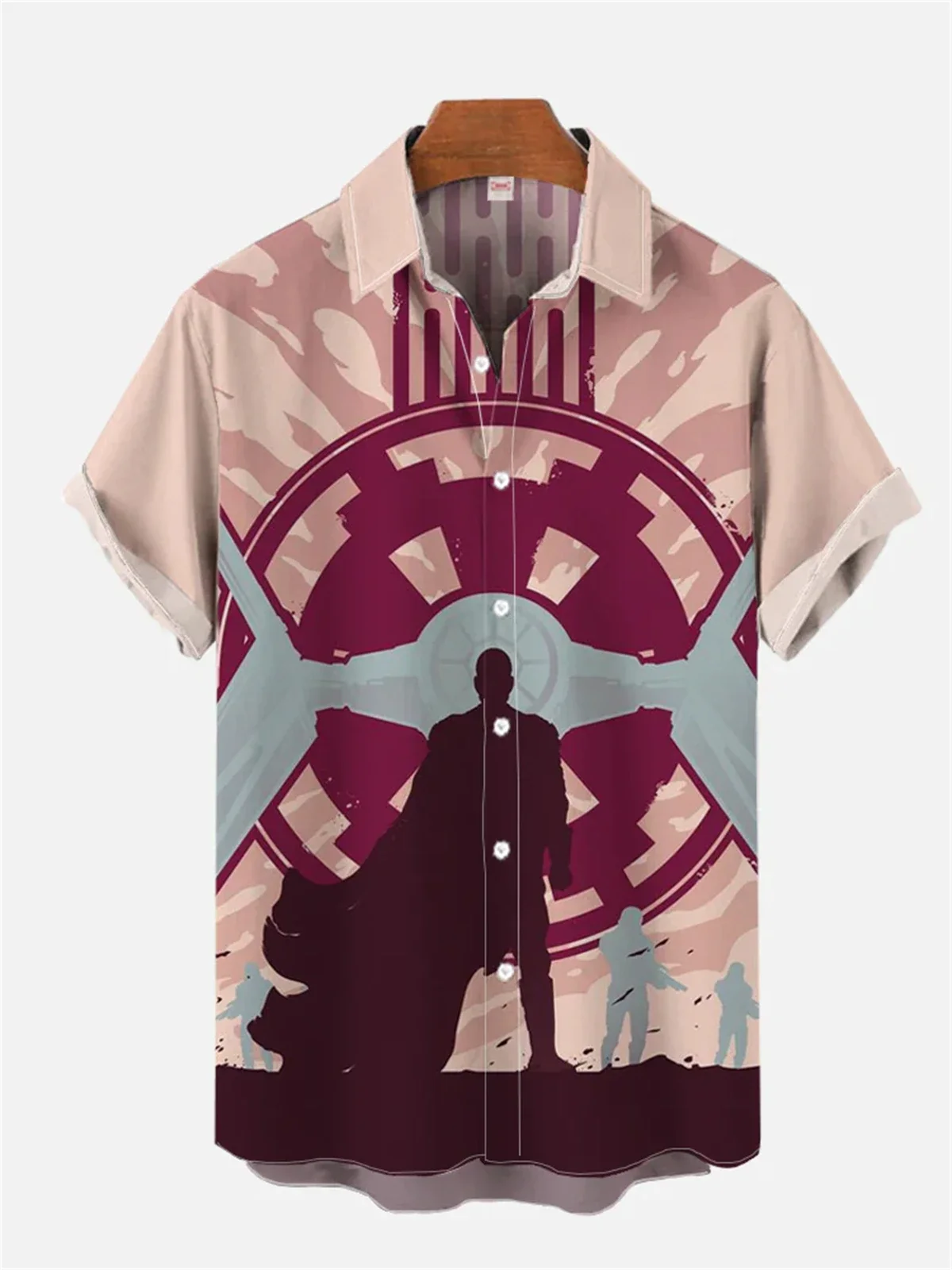 Men's shirt mysterious back print comfortable men's lapel top summer new men's short-sleeved shirt large size loose
Men's shirt mysterious back print comfortable men's lapel top summer new men's short-sleeved shirt large size loose