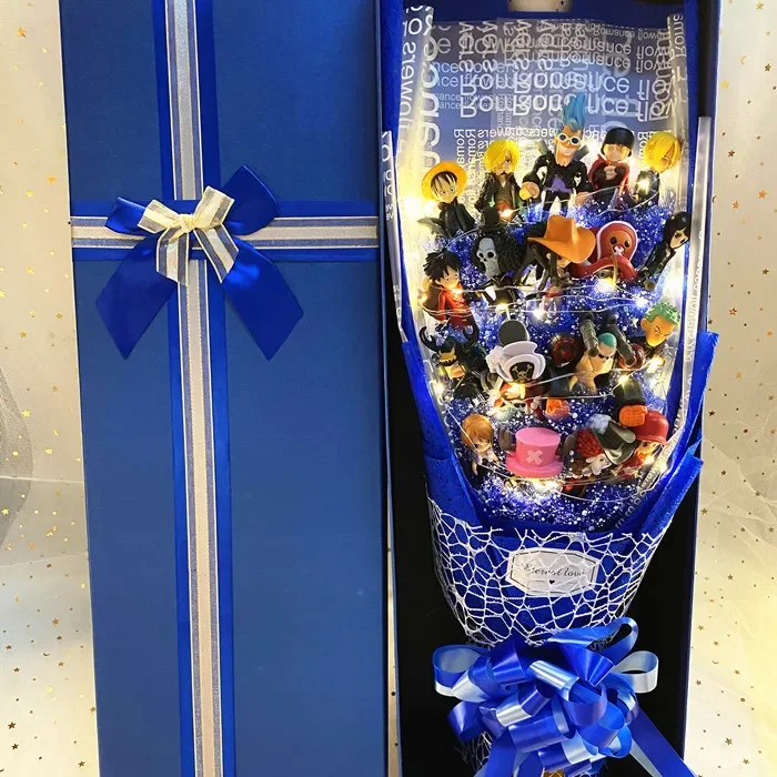 Anime One Piece Luffy Figure Toys Cartoon Luffy Roronoa Zoro Model Doll + Soap Flower Bouquet for Kids Boys Lovers Birthday Gift
Anime One Piece Luffy Figure Toys Cartoon Luffy Roronoa Zoro Model Doll + Soap Flower Bouquet for Kids Boys Lovers Birthday Gift