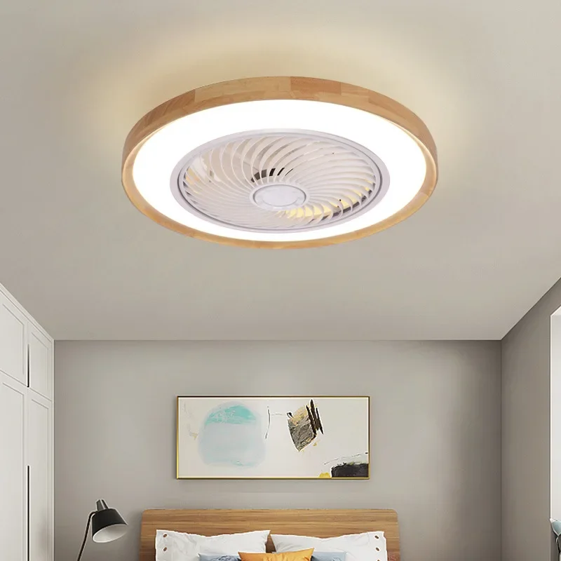 Bedroom LED fan light ultra-thin solid wood bedroom dining room Nordic invisible electric fan remote decoration home fan
Bedroom LED fan light ultra-thin solid wood bedroom dining room Nordic invisible electric fan remote decoration home fan