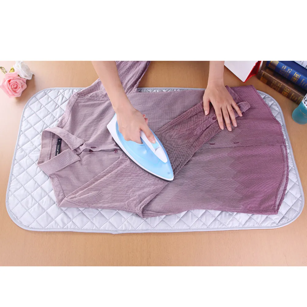 Iron Board Mat Grey Heat Resistant Quilted Polyester Cotton Laundry Pad Waterproof Non Slip Ironing Blanket Alternative Dryer
Iron Board Mat Grey Heat Resistant Quilted Polyester Cotton Laundry Pad Waterproof Non Slip Ironing Blanket Alternative Dryer