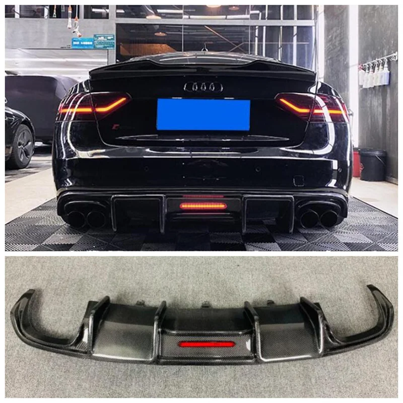 For Audi A5/S5 2012-2016 (With The Lamp) High Quality Carbon Fiber Rear Trunk Diffuser Bumper Lip Spoiler Splitters Cover
For Audi A5/S5 2012-2016 (With The Lamp) High Quality Carbon Fiber Rear Trunk Diffuser Bumper Lip Spoiler Splitters Cover
