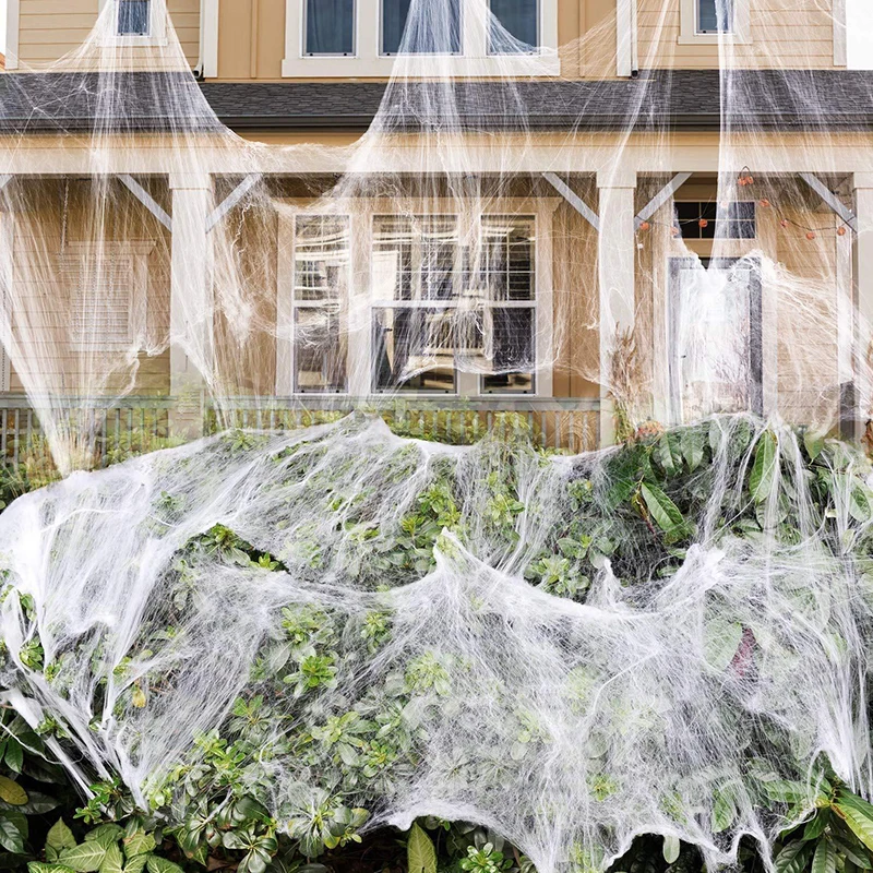 Halloween Decoration Artificial Spider Web Super Stretch Cobwebs With Fake Spiders Halloween Party Scene Decor Horror House Prop
Halloween Decoration Artificial Spider Web Super Stretch Cobwebs With Fake Spiders Halloween Party Scene Decor Horror House Prop