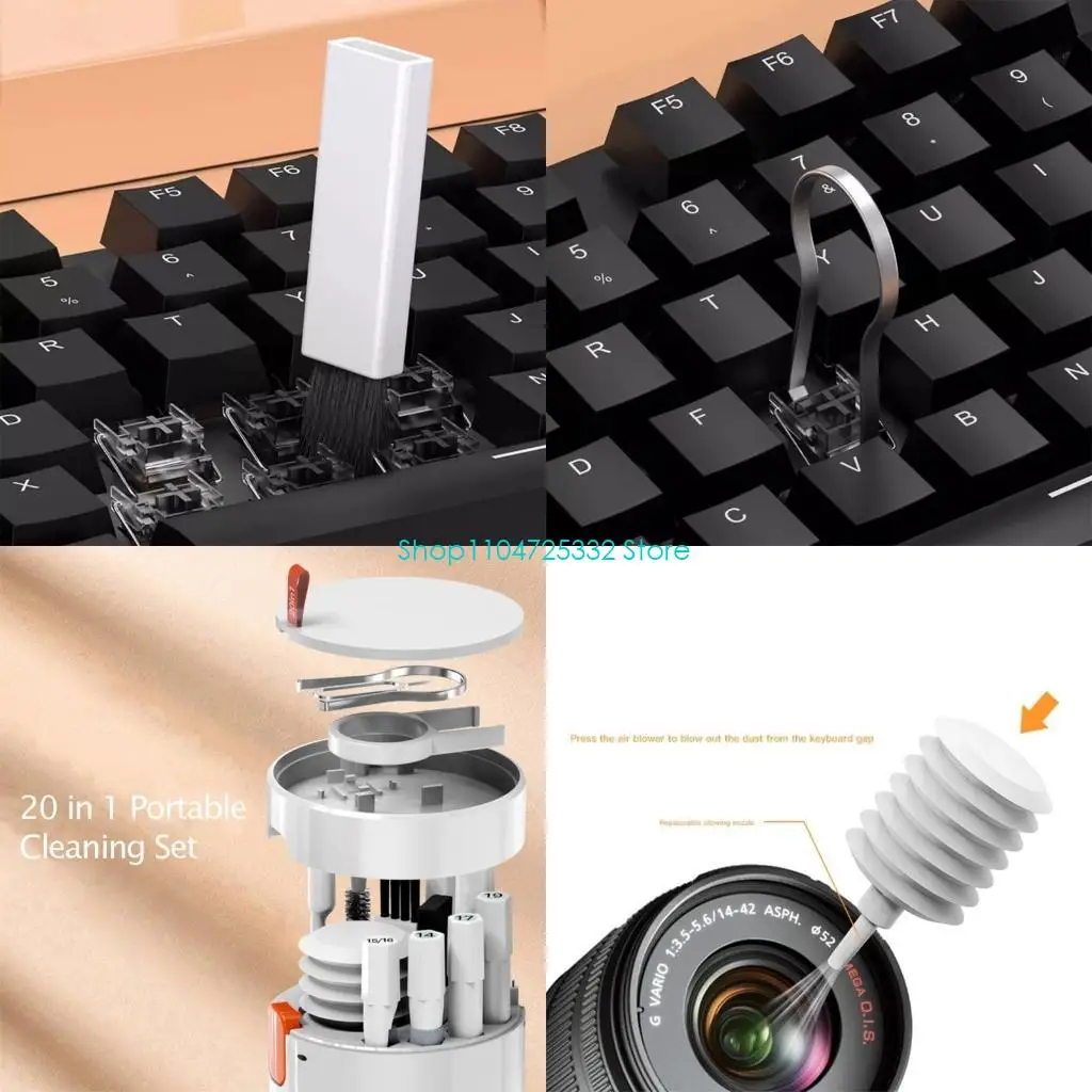 P5EA 21 IN 1 Multifunctional Cleaner Set Computer Phone Earphone Camera Cleaning Mini USB Charging Desktop Cleaner Keycap
P5EA 21 IN 1 Multifunctional Cleaner Set Computer Phone Earphone Camera Cleaning Mini USB Charging Desktop Cleaner Keycap