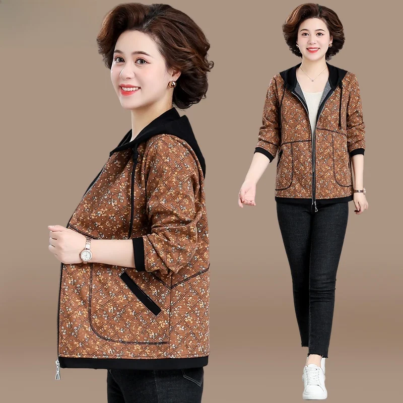 Floral Print Hooded Jaet Women's Faionable Autumn Wear Midi Length Polyester Blend Zipper Closure Korean Sle Outerwear
Floral Print Hooded Jaet Women's Faionable Autumn Wear Midi Length Polyester Blend Zipper Closure Korean Sle Outerwear