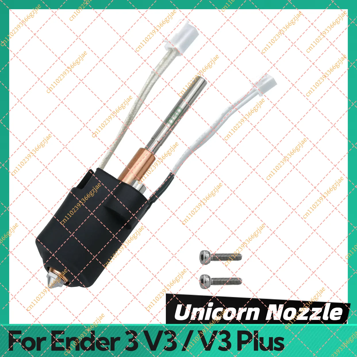 For Ender 3 V3 Ceramic Hotend for Ender 3 V3 Plus Extruder Hot End Replacement All-Metal High-Flow Unicorn Quick Swap Nozzle
For Ender 3 V3 Ceramic Hotend for Ender 3 V3 Plus Extruder Hot End Replacement All-Metal High-Flow Unicorn Quick Swap Nozzle