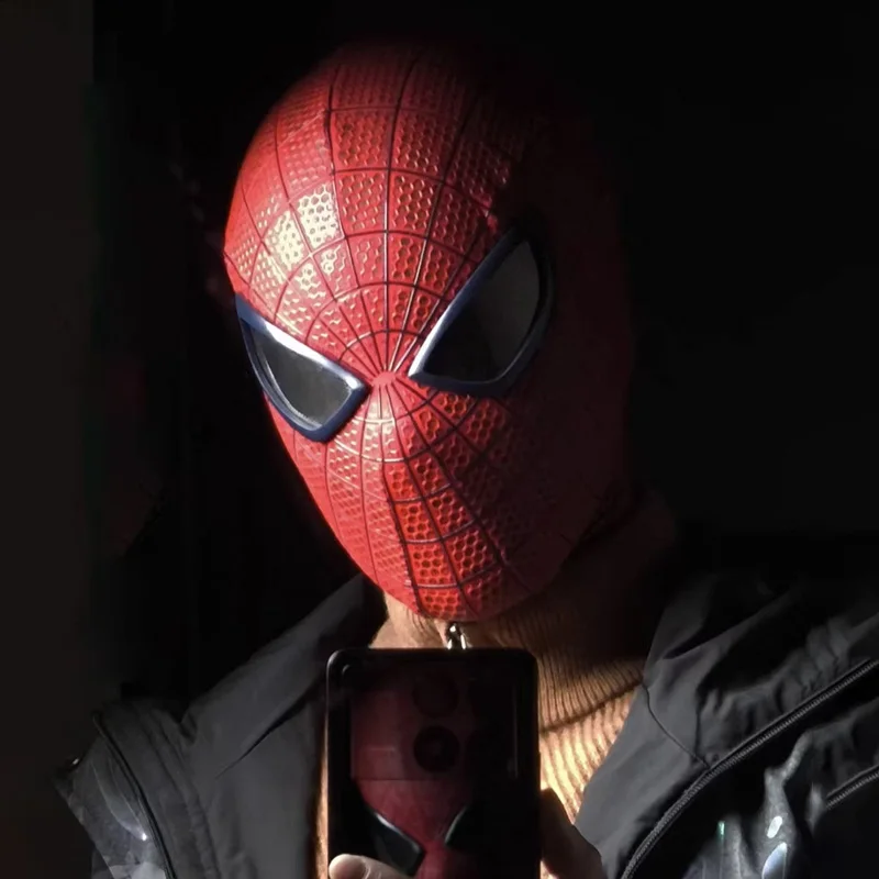 New Anime The Amazing Spider Man 1 2 Full Head Mask Andrew Garfield Handmade Magnetic Eye Lenses Cosplay Prop For Adult Gifts
New Anime The Amazing Spider Man 1 2 Full Head Mask Andrew Garfield Handmade Magnetic Eye Lenses Cosplay Prop For Adult Gifts