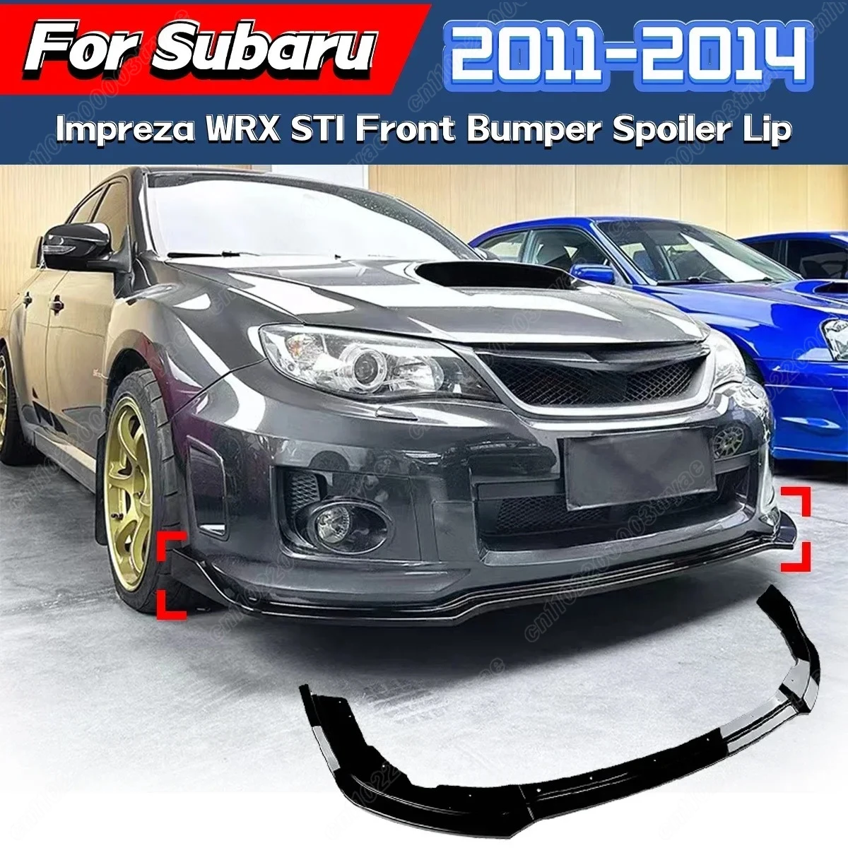 Для Subaru Impreza WRX STI 2011 2012 2013 2014, передний бампер автомобиля, спойлер, нижний воздушный дефлектор, комплект модификации внешнего вида
Для Subaru Impreza WRX STI 2011 2012 2013 2014, передний бампер автомобиля, спойлер, нижний воздушный дефлектор, комплект модификации внешнего вида