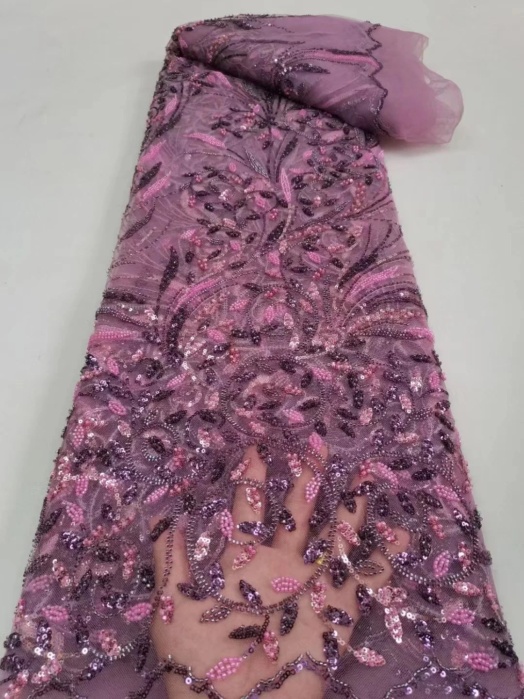 2024 Latest Gorgeous African Handmade Beads Laces Fabrics Luxury Nigerian Sequins Mesh Lace Fabric For Dubai French Party Dress
2024 Latest Gorgeous African Handmade Beads Laces Fabrics Luxury Nigerian Sequins Mesh Lace Fabric For Dubai French Party Dress