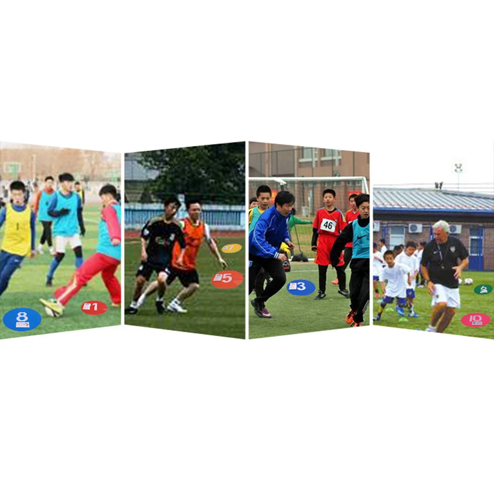 10 Pcs Sports Digital Landmark Mat Football but Training Soccer Road Block Marker
10 Pcs Sports Digital Landmark Mat Football but Training Soccer Road Block Marker