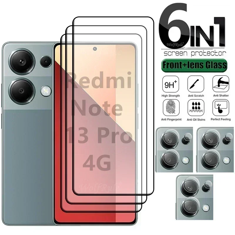 6-in-1 For Redmi Note 13 Pro 4G Glass Xiaomi Redmi Note 13 Pro 4G Glass Full 9H Screen Protector Redmi Note 13 Pro 4G Lens Glass
6-in-1 For Redmi Note 13 Pro 4G Glass Xiaomi Redmi Note 13 Pro 4G Glass Full 9H Screen Protector Redmi Note 13 Pro 4G Lens Glass