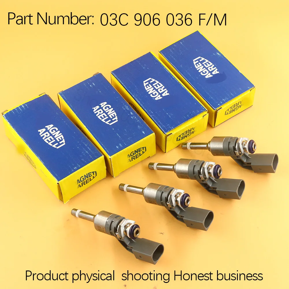4pcs 03C906036M 03C906036F Fuel Injectors OEM For Audi VW Golf MKV Skoda Seat EA111 1.4 TSI CAX CAV CTH 03C 902 036 M
4pcs 03C906036M 03C906036F Fuel Injectors OEM For Audi VW Golf MKV Skoda Seat EA111 1.4 TSI CAX CAV CTH 03C 902 036 M