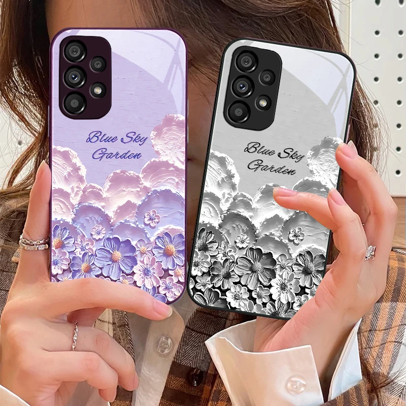 Oil Painting Flower Blue For Samsung Galaxy S10 4G S20 11E 30 S21 21Fe 22 S24 Pro S23 Ultra 5G S8 S9 Tempered Glass Phone Case
Oil Painting Flower Blue For Samsung Galaxy S10 4G S20 11E 30 S21 21Fe 22 S24 Pro S23 Ultra 5G S8 S9 Tempered Glass Phone Case