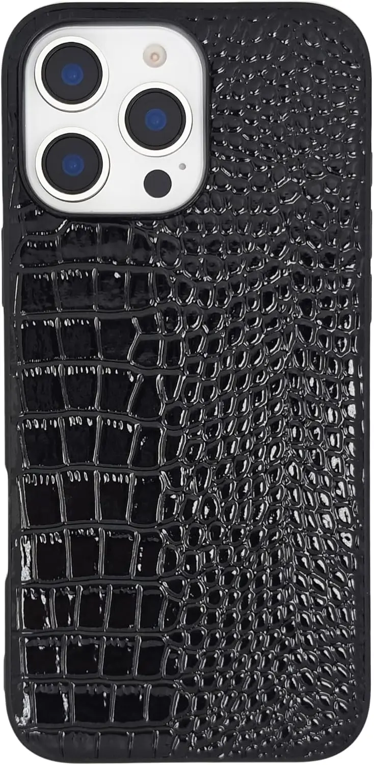 Compatible with iPhone 16 Pro Max Case for Women, Crocodile Synthetic Patent Leather Cover, Classic Fashion iPhone16
Compatible with iPhone 16 Pro Max Case for Women, Crocodile Synthetic Patent Leather Cover, Classic Fashion iPhone16