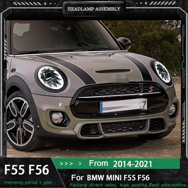 Автомобильная фара для BMW MINI F55 F56 2014-2023, обновленная модифицированная для нового DRL, динамический указатель поворота, светодиодная фара, автоаксессуары
Автомобильная фара для BMW MINI F55 F56 2014-2023, обновленная модифицированная для нового DRL, динамический указатель поворота, светодиодная фара, автоаксессуары