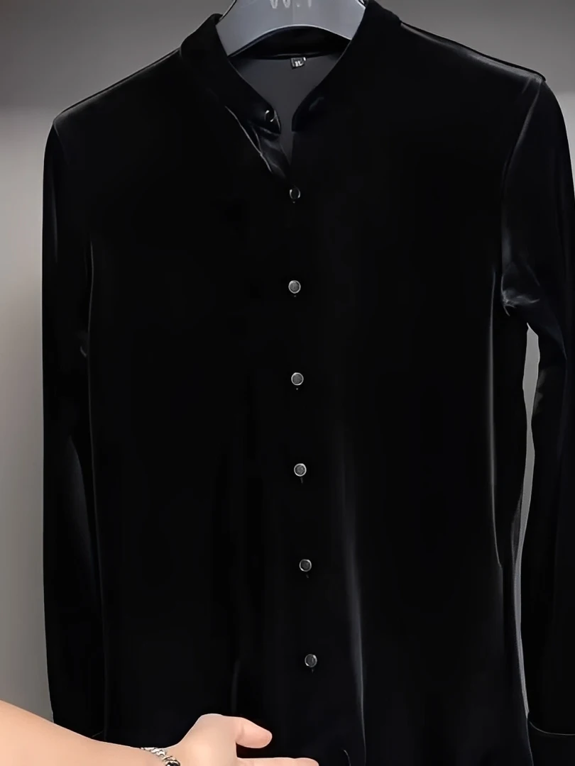 Spring New Men's Velvet Long Sleeve Shirt Casual Versatile Trendy Stand Collar Comfortable Breathable Standard Fit Polyester ...
Spring New Men's Velvet Long Sleeve Shirt Casual Versatile Trendy Stand Collar Comfortable Breathable Standard Fit Polyester ...