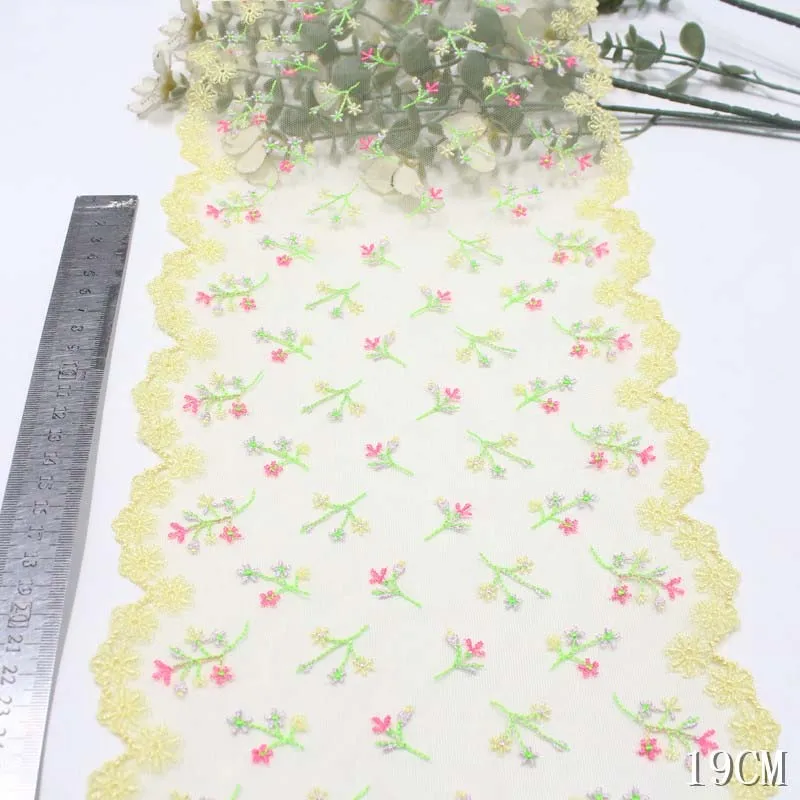 30Yards Bilateral Floral Purple Yellow Embroidery Lace Trim For Skirt Hem Clothes Sewing Material DIY Apparel Dress Fabric
30Yards Bilateral Floral Purple Yellow Embroidery Lace Trim For Skirt Hem Clothes Sewing Material DIY Apparel Dress Fabric