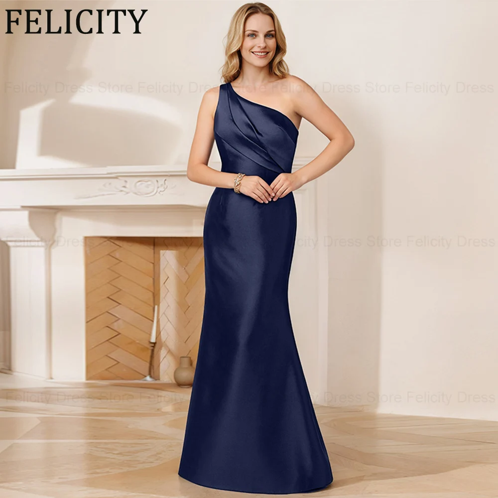 FELICITY Satin Dark Navy Elegant Mother of the Bride Dresses 2024 Mermaid V-Neck Wedding Guest Dresses Long Formal Occasion Gown
FELICITY Satin Dark Navy Elegant Mother of the Bride Dresses 2024 Mermaid V-Neck Wedding Guest Dresses Long Formal Occasion Gown